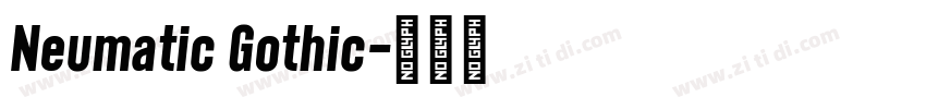 Neumatic Gothic字体转换 Neumatic Gothic字体转换
